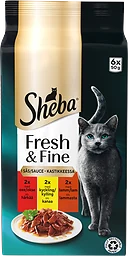 Mix i Sås Box Fresh & Fine Kattmat i Sås 6-pack