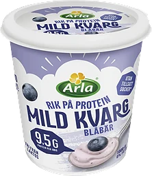 Kvarg Mild Blåbär Laktosfri 0,2% ®