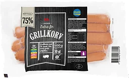 Grillkorv Extra fin 75% Kötthalt