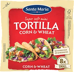 Tortilla Corn & Wheat Small 8-pack
