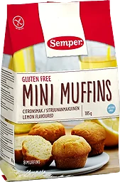 Minimuffins Citronsmak Glutenfri