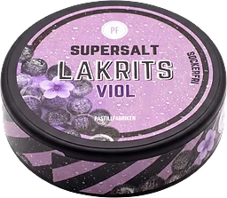 Godispastiller Supersalt Lakrits Viol