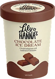 Glass Chocolate ice dream
