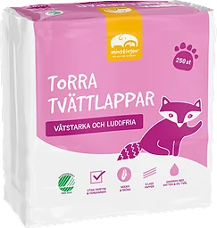 Tvättlappar Torra Mjuka
