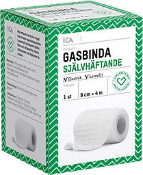Gasbinda Självhäftande 8cm x 4m 1-p