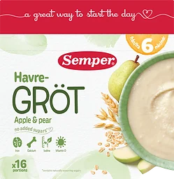 Havregröt med Äpple & Päron