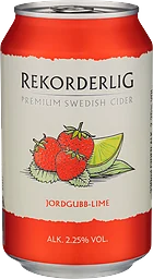 Jordgubb Lime 2,25% Cider Burk
