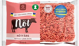 Nötfärs 5% Sverige