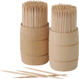 Tandpetare Trätunna 2-pack