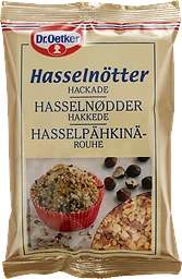 Hasselnötter Hackade