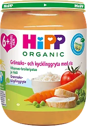 Grönsaks Kycklinggryta M Ris