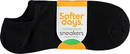 Damsneaker Enfärgade Svart 37/40 5-pack