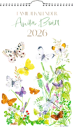Väggkalender 2026 Anita Bratt insekt
