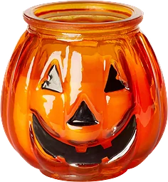Fylld ljuslykta Pumpa 7,5cm