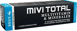 Brustablett Vitamin & mineral 15-p Plus