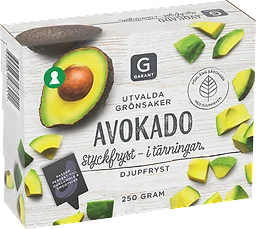 Avokado Tärningar Fryst