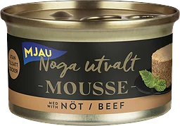 Kattmat Mousse Nöt