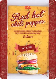 Ost Red Hot chili pepper skivad 20g 8-p