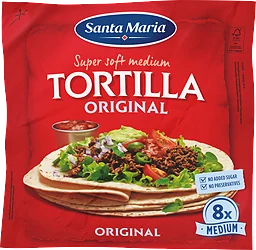 Tortilla Original Medium 8-pack