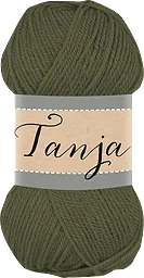 Garn Tanja Mossgrön 100 g