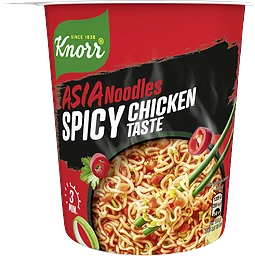 Asia noodles Kryddig kyckling