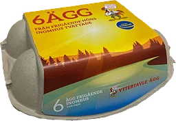 Ägg M/L 6-pack Frigående