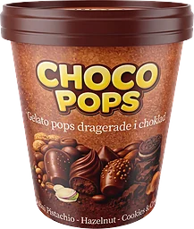 Glass Chokladdragerad Choco Pops 540ml Bakery