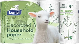 Hushållspapper Dekor 4-p