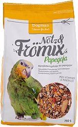 Fågelfoder Nöt & Frömix Papegoja