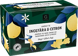 Ingefära Citron Grönt Te