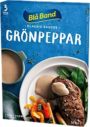 Grönpepparsås 3-p
