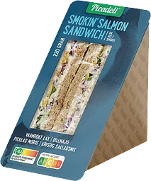 Sandwich Smokin' salmon