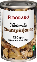 Champinjoner Skivade