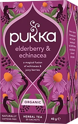 Te Elderberry & echinacea Ekologisk 20-p