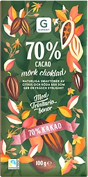 70% Cacao Mörk Choklad Trinitario Bönor