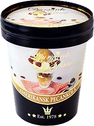 Gräddglass Amerikansk Pecankola