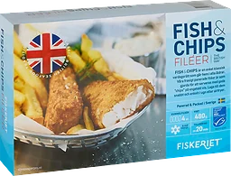 Fish &chips Filéer