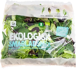 Småbladsmix Ruccola Röd/grön Klass 1