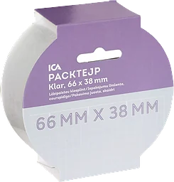 Packtejp Klar 38mmx66m Home
