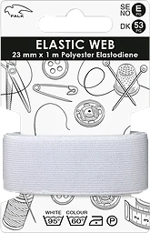 Resårband Vit 1mx23mm