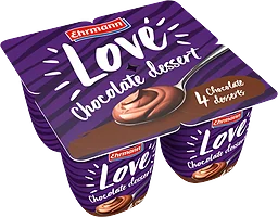 Pudding Choklad Love Dessert 4-p 2%