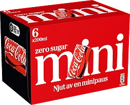 Läsk Cola Zero 6-pack