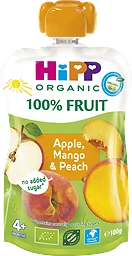 Smoothie Äpple, mango & persika 4 Mån Eko