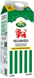 Mellanmjölk Längre hållbarhet 1,5% ®