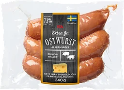 Ostwurst Extra FIn 73% Kötthalt