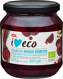 Rödbetor skivade Ekologisk ICA