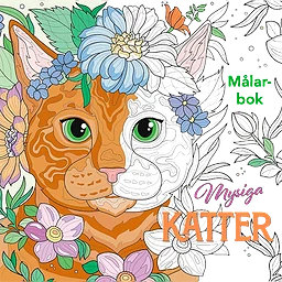 Mysiga katter : Målarbok