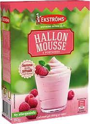 Hallonmousse 4 port 80g