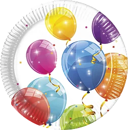 Tallrik 23cm Ballong 8-p