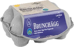 Brunchägg Frigående L/XL 6-pack